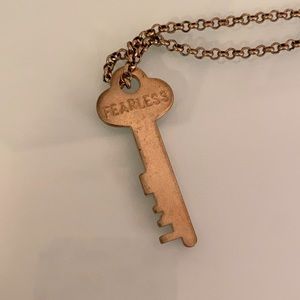 The Giving Keys | “Fearless” Key Pendant & Chain